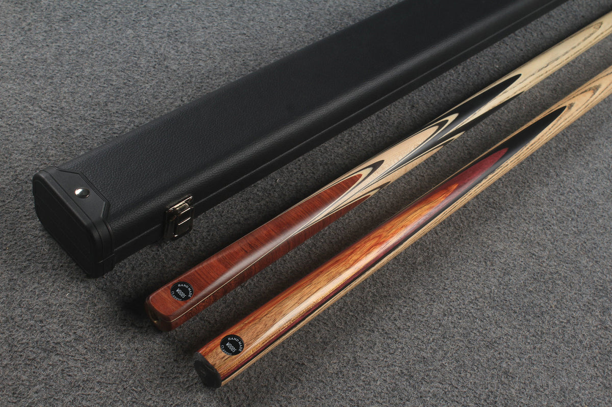 1 piece ASH english pool cue + break cue + case # 8703