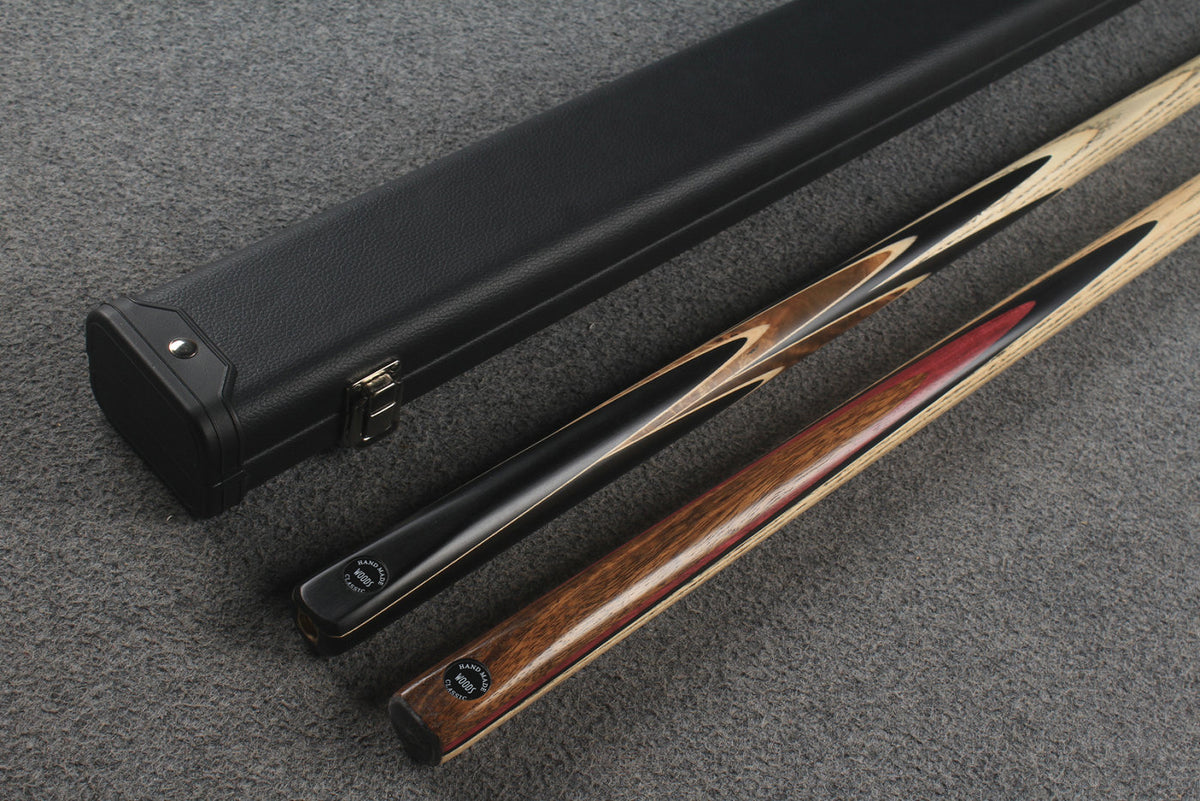 1 piece ASH english pool cue + break cue + case # 8704