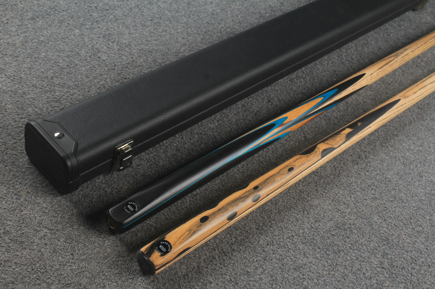 1 piece ASH english pool cue + break cue + case # 8706