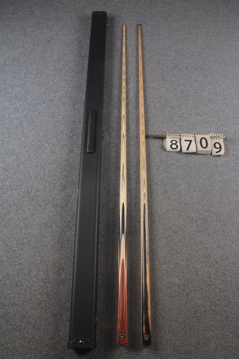 1 piece ASH english pool cue + break cue + case # 8709