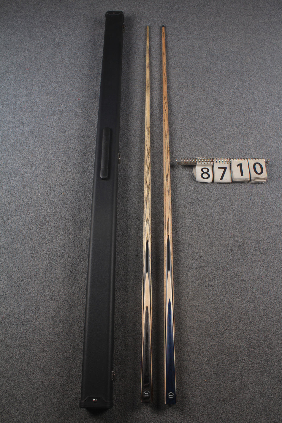 1 piece ASH english pool cue + break cue + case # 8710