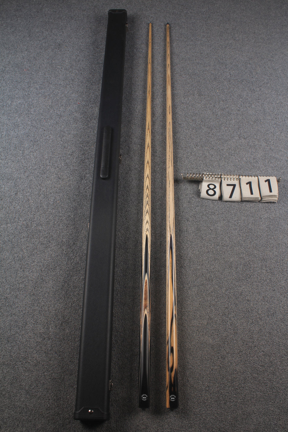 1 piece ASH english pool cue + break cue + case # 8711