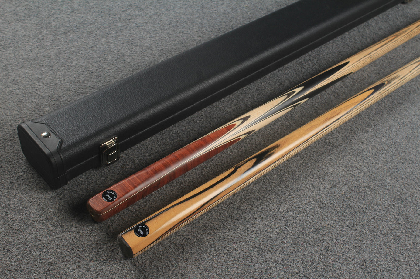 1 piece ASH english pool cue + break cue + case # 8712