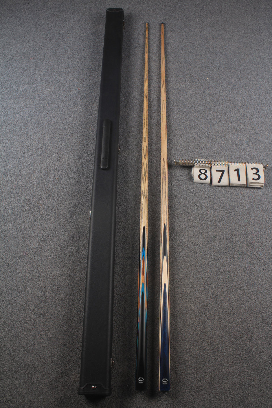 1 piece ASH english pool cue + break cue + case # 8713