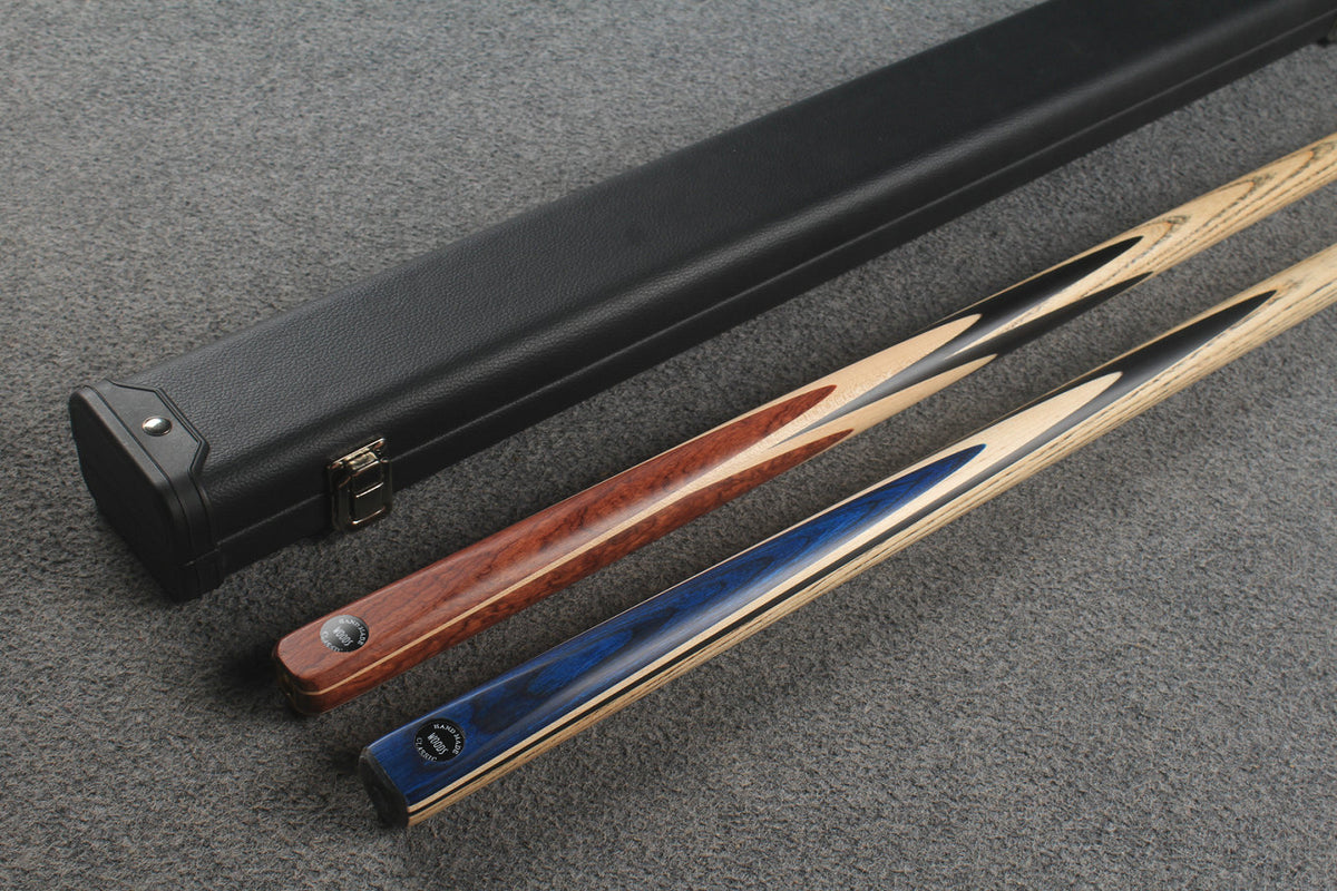 1 piece ASH english pool cue + break cue + case # 8714