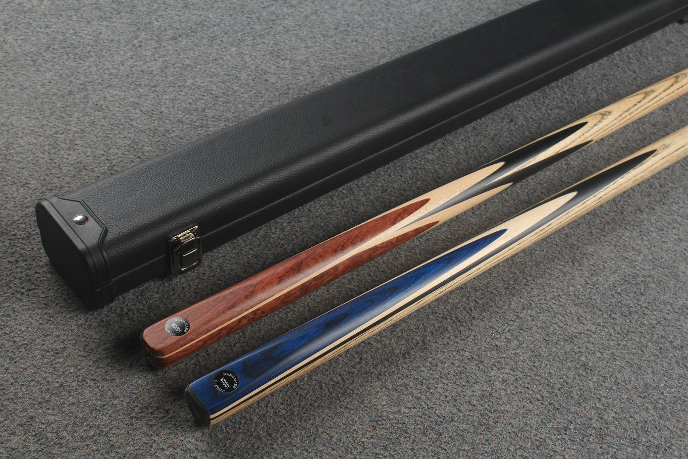 1 piece ASH english pool cue + break cue + case # 8714