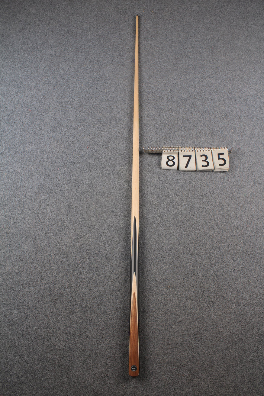 1 piece maple snooker cue # 8735 WOODS CUES