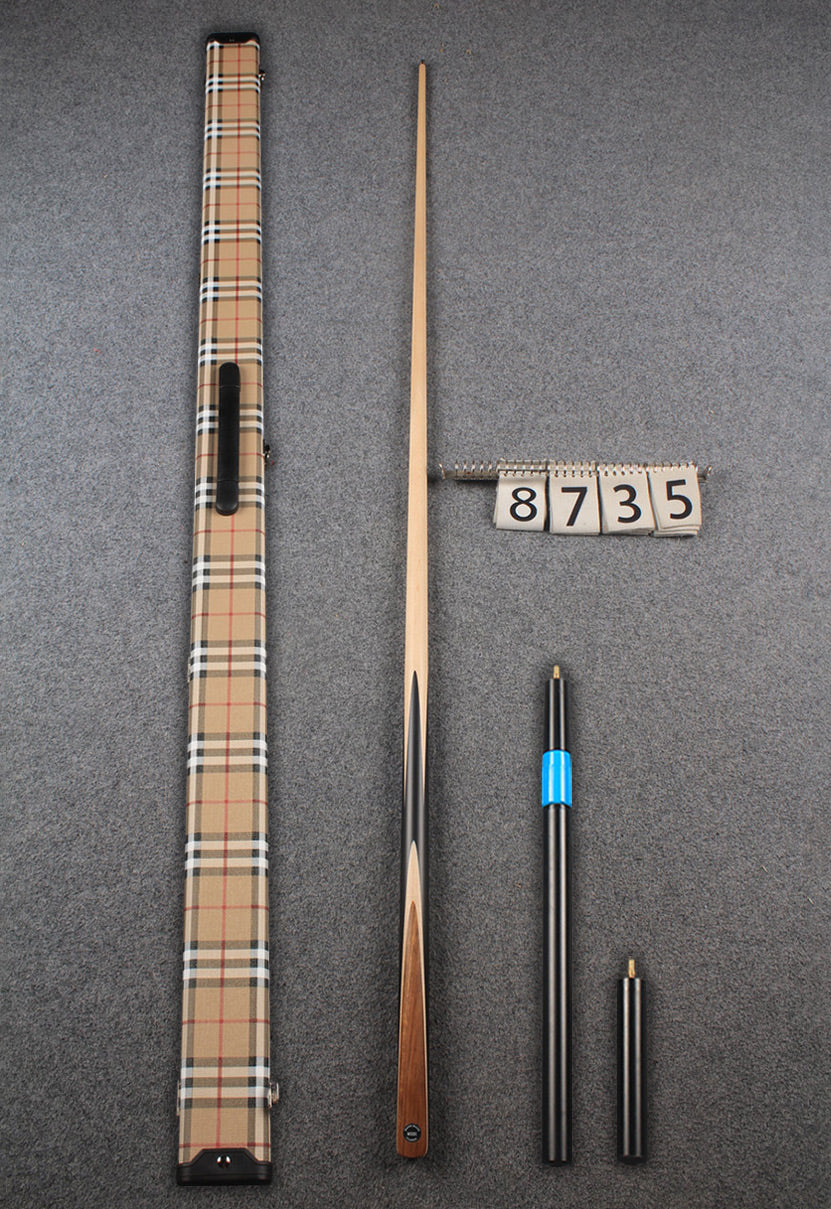 1 piece maple snooker cue # 8735 WOODS CUES