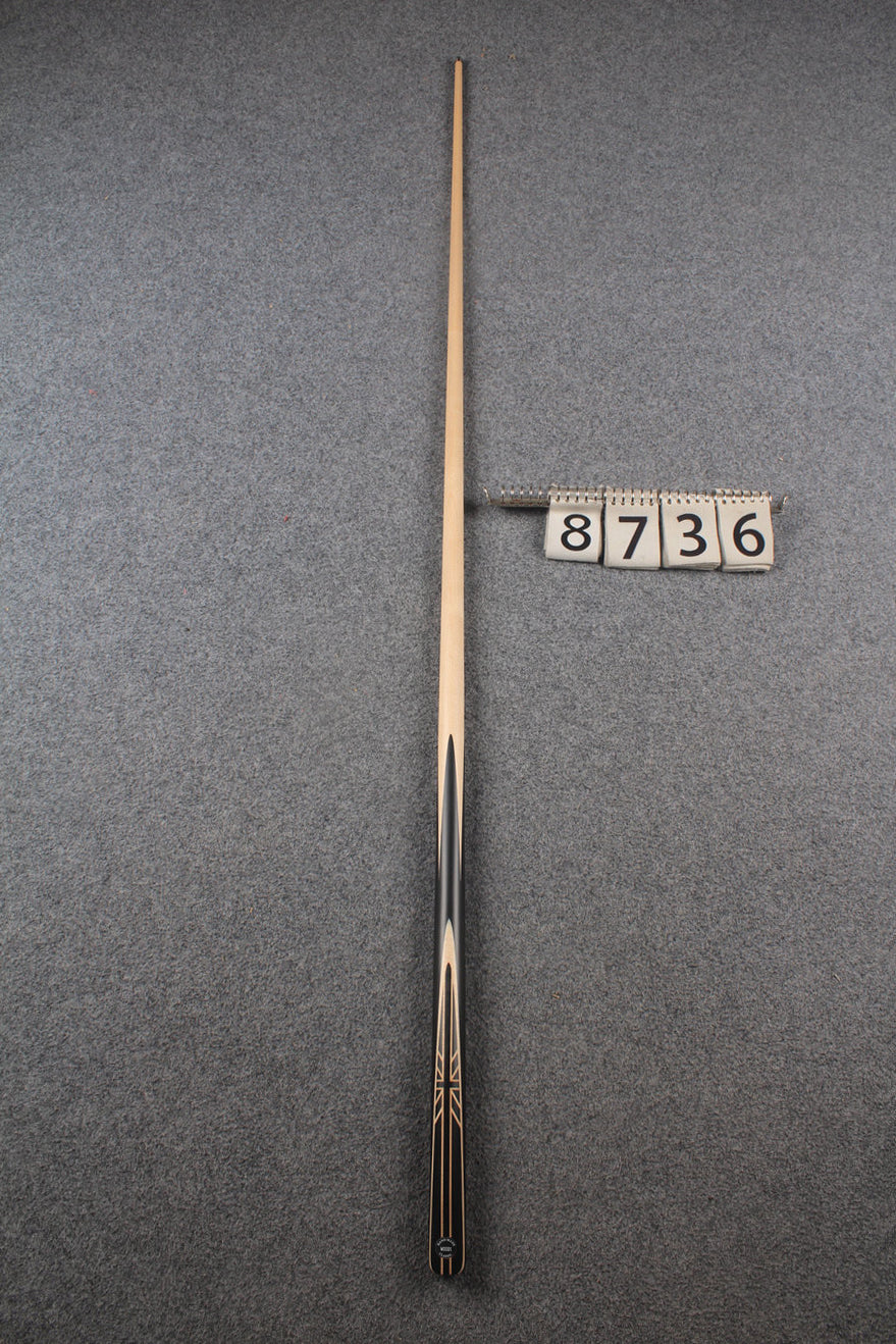 1 piece maple snooker cue # 8736 WOODS CUES
