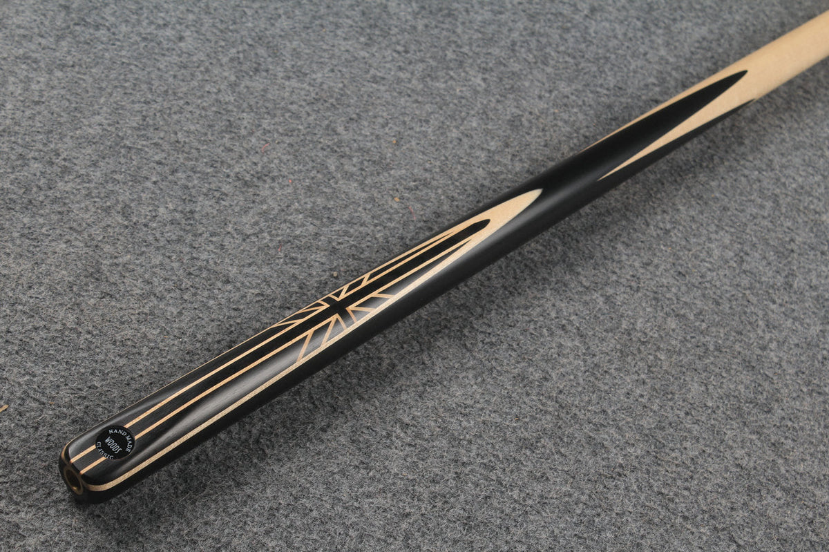 1 piece maple snooker cue # 8736 WOODS CUES