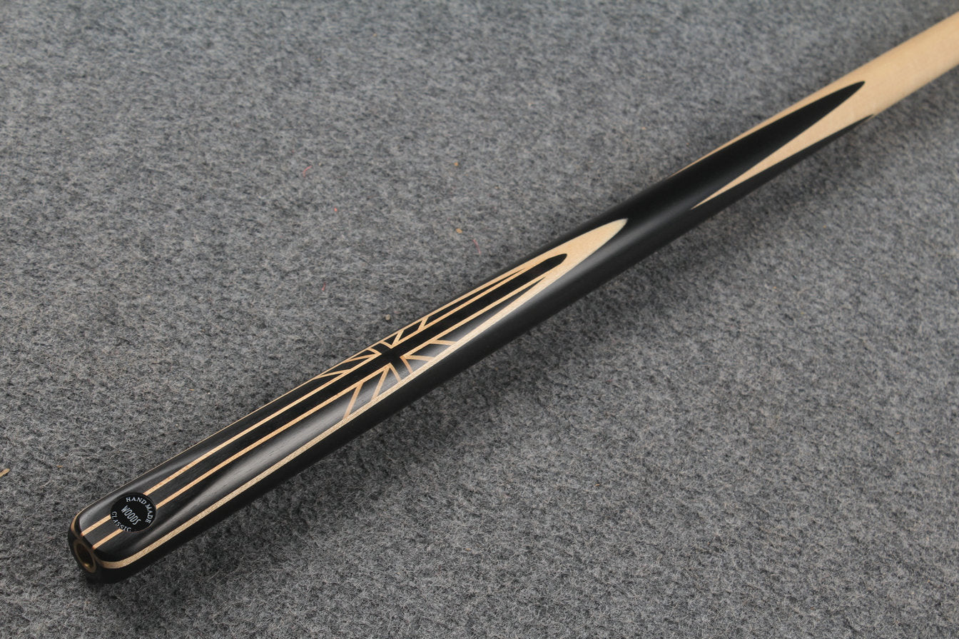 1 piece maple snooker cue # 8736 WOODS CUES