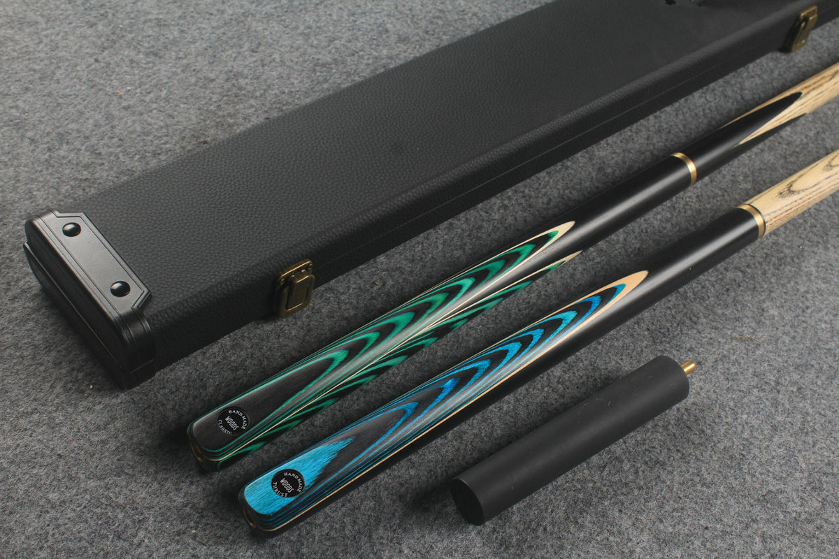 3/4 ASH english pool cue + break cue + case # 874