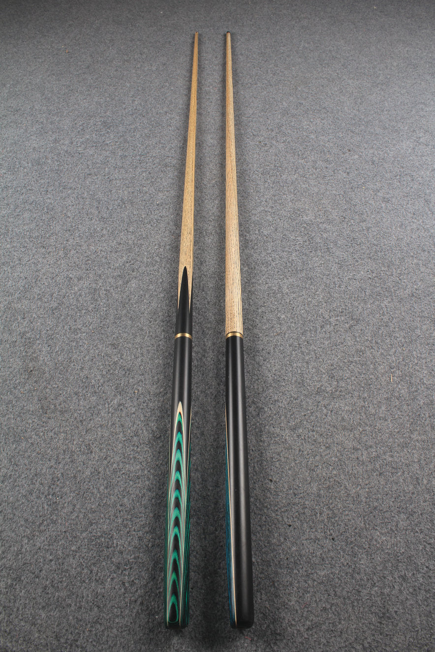 3/4 ASH english pool cue + break cue + case # 874