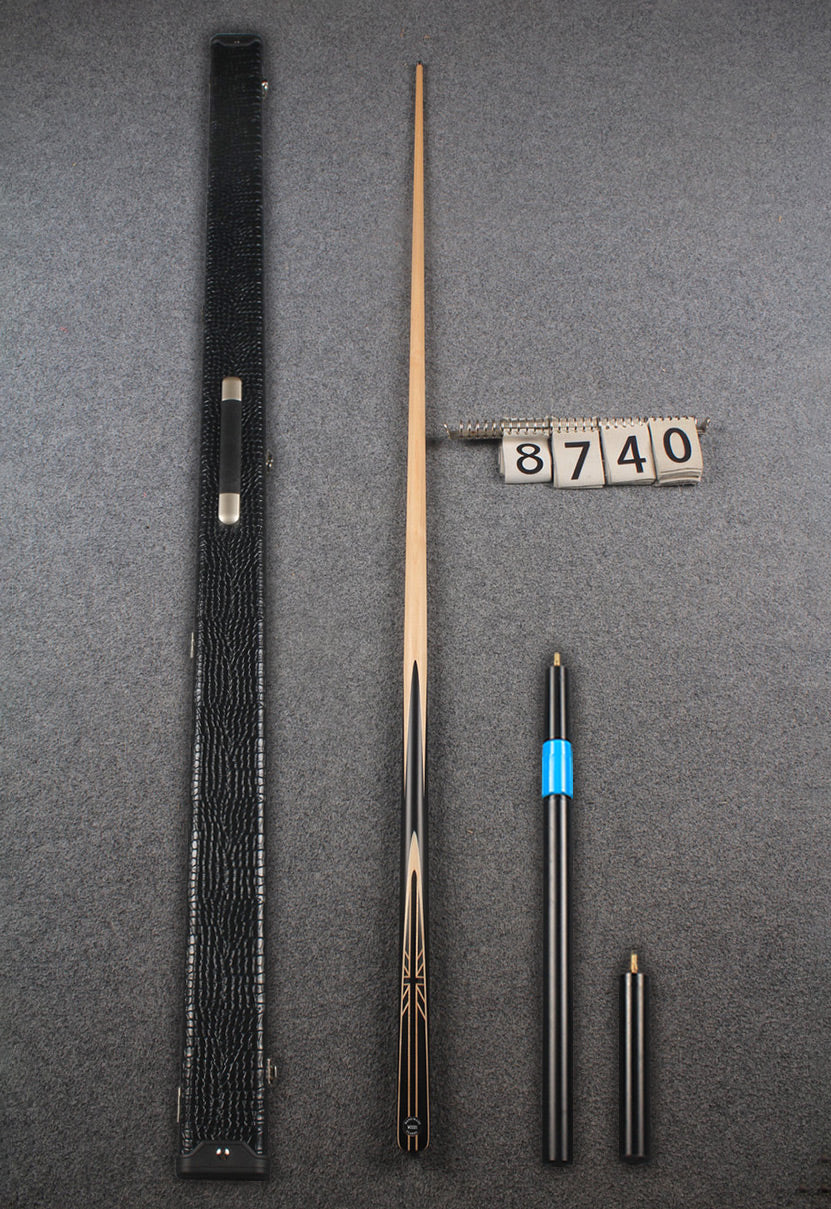 1 piece maple snooker cue # 8740 WOODS CUES