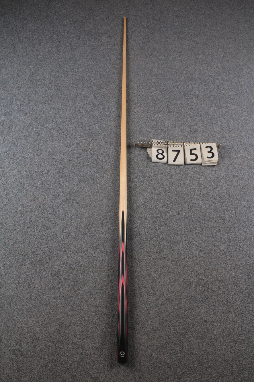1 piece maple snooker cue # 8753 WOODS CUES