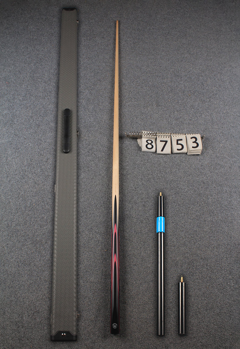 1 piece maple snooker cue # 8753 WOODS CUES