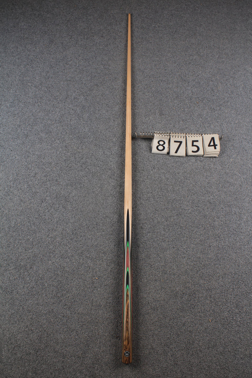 1 piece maple snooker cue # 8754 WOODS CUES