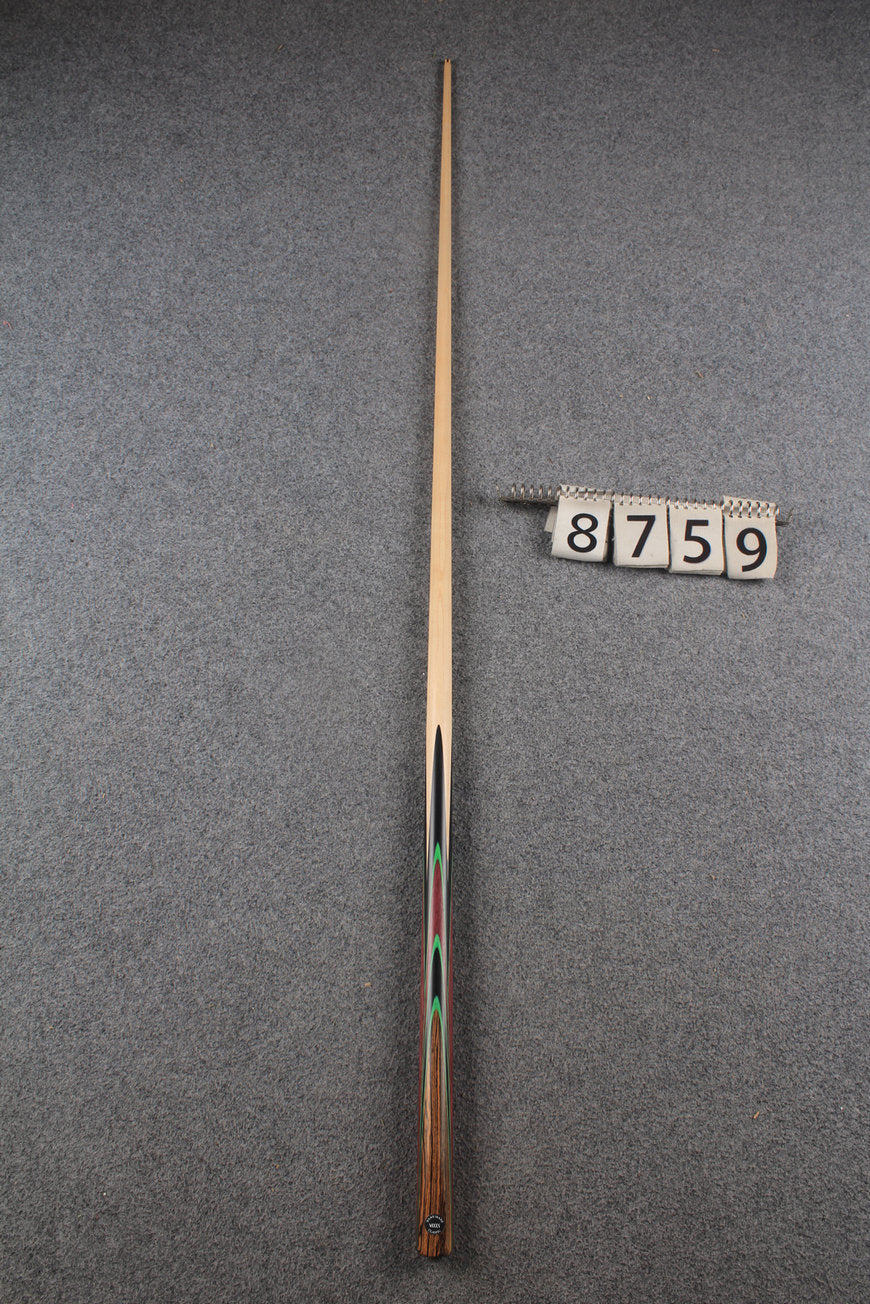 1 piece maple snooker cue # 8759 WOODS CUES