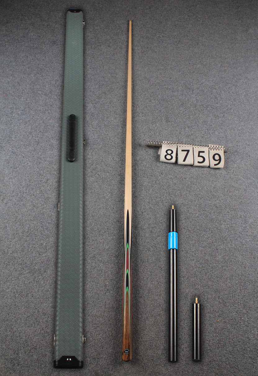 1 piece maple snooker cue # 8759 WOODS CUES