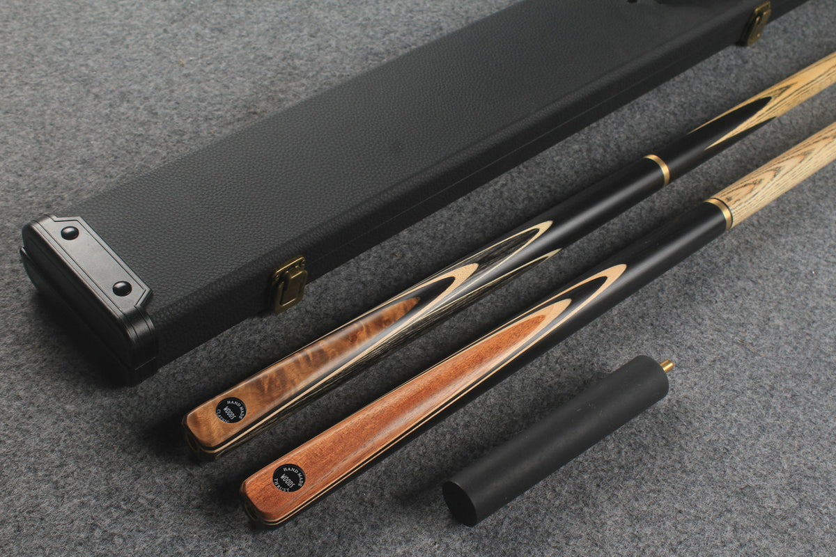 3/4 ASH english pool cue + break cue + case # 876