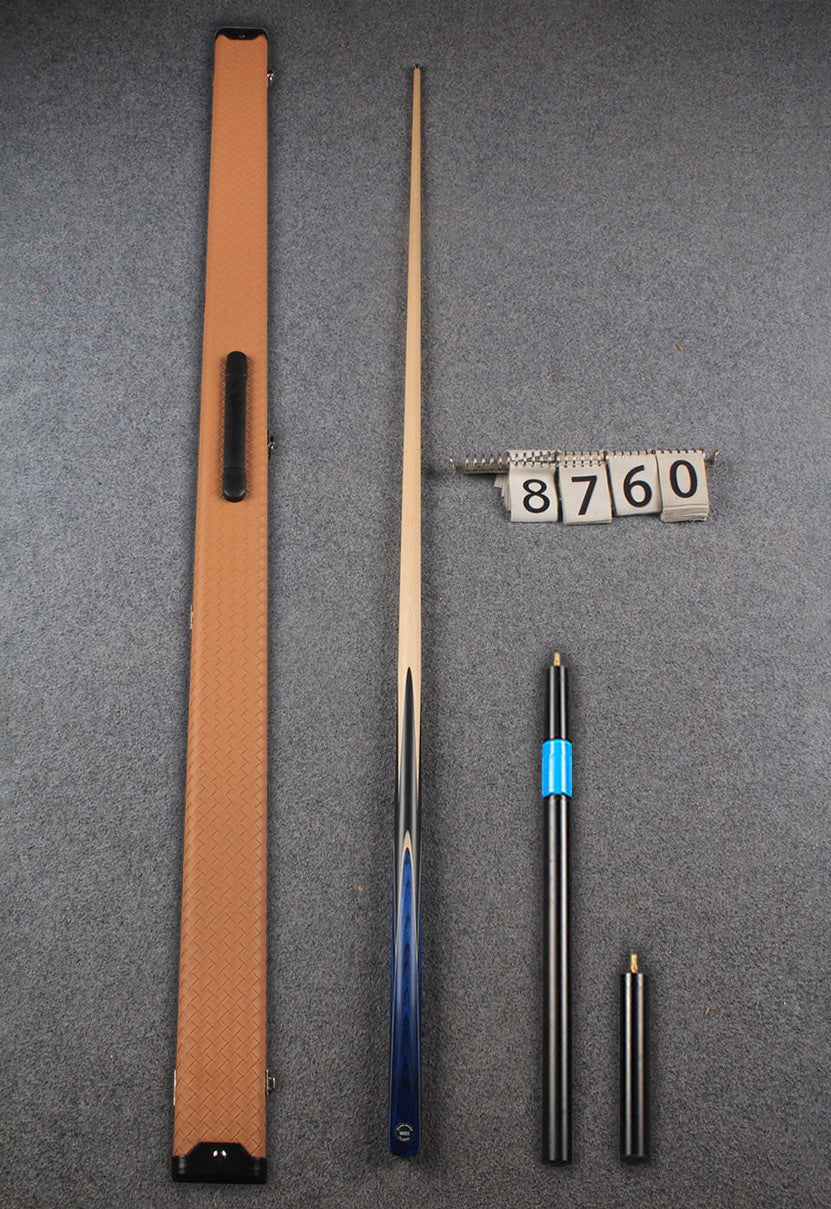 1 piece maple snooker cue # 8760 WOODS CUES