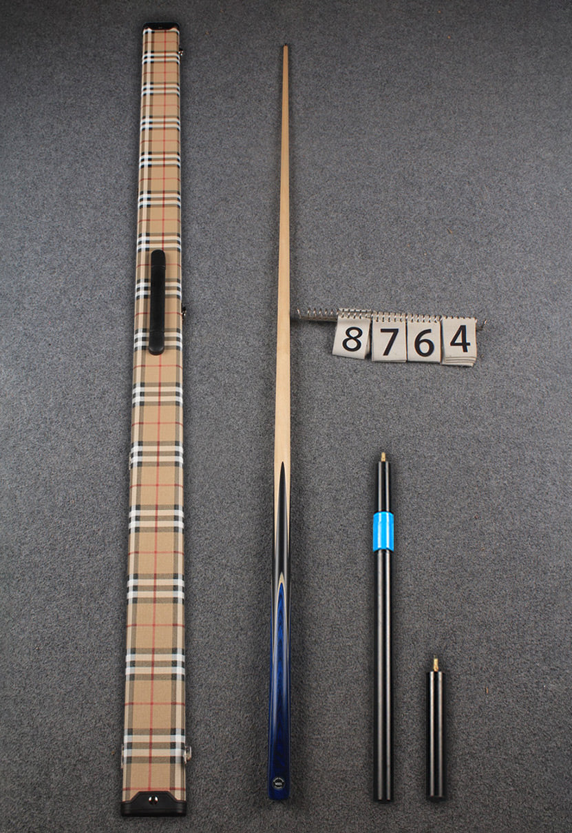 1 piece maple snooker cue # 8764 WOODS CUES