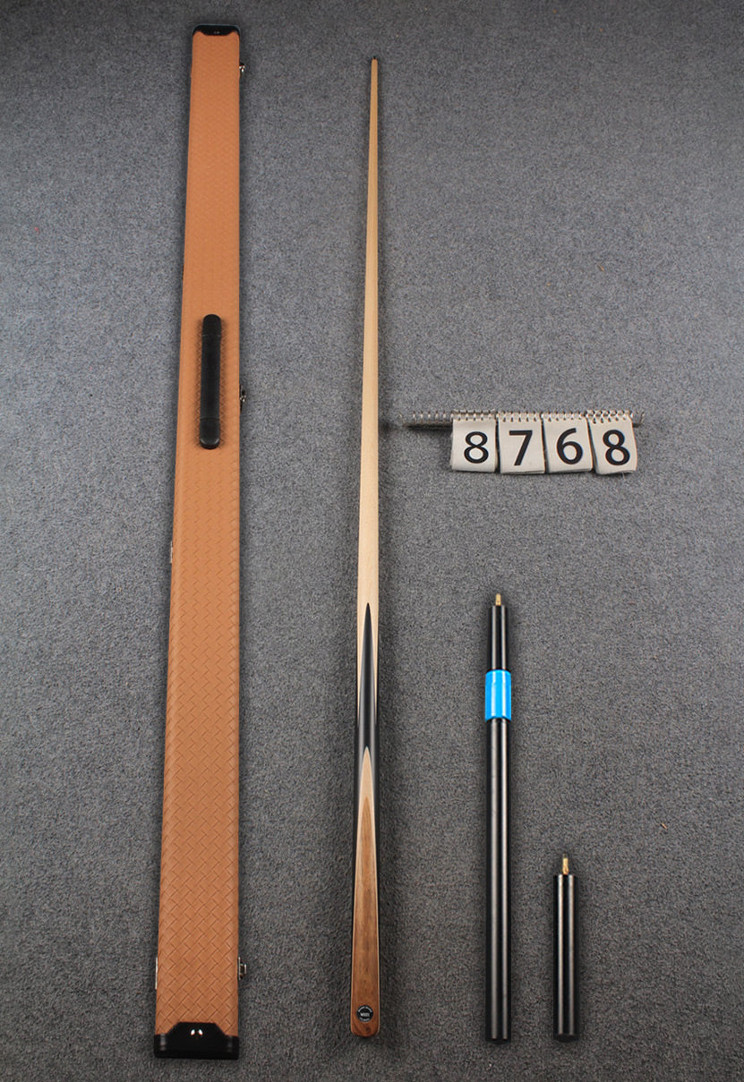 1 piece maple snooker cue # 8768 WOODS CUES
