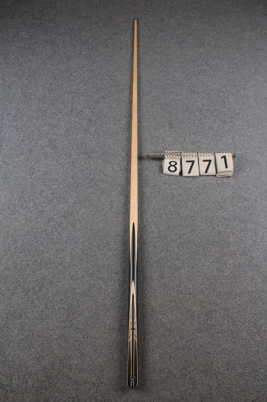 1 piece maple snooker cue # 8771 WOODS CUES