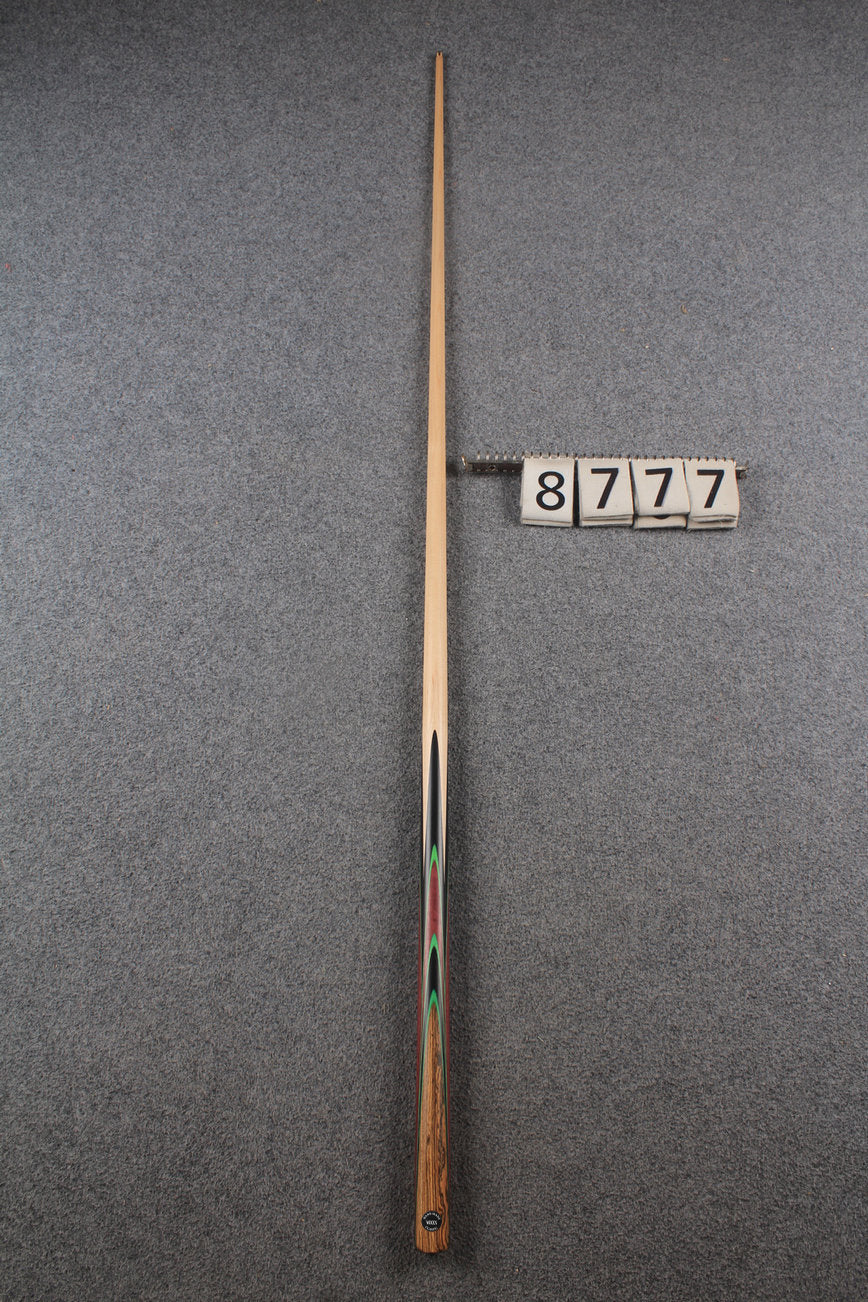 1 piece maple snooker cue # 8777 WOODS CUES