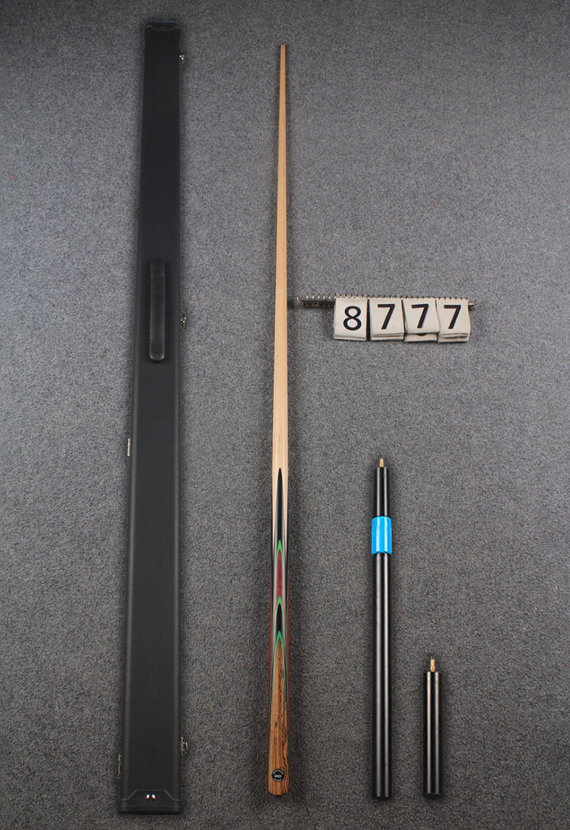 1 piece maple snooker cue # 8777 WOODS CUES