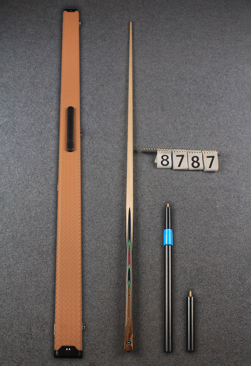 1 piece maple snooker cue # 8787