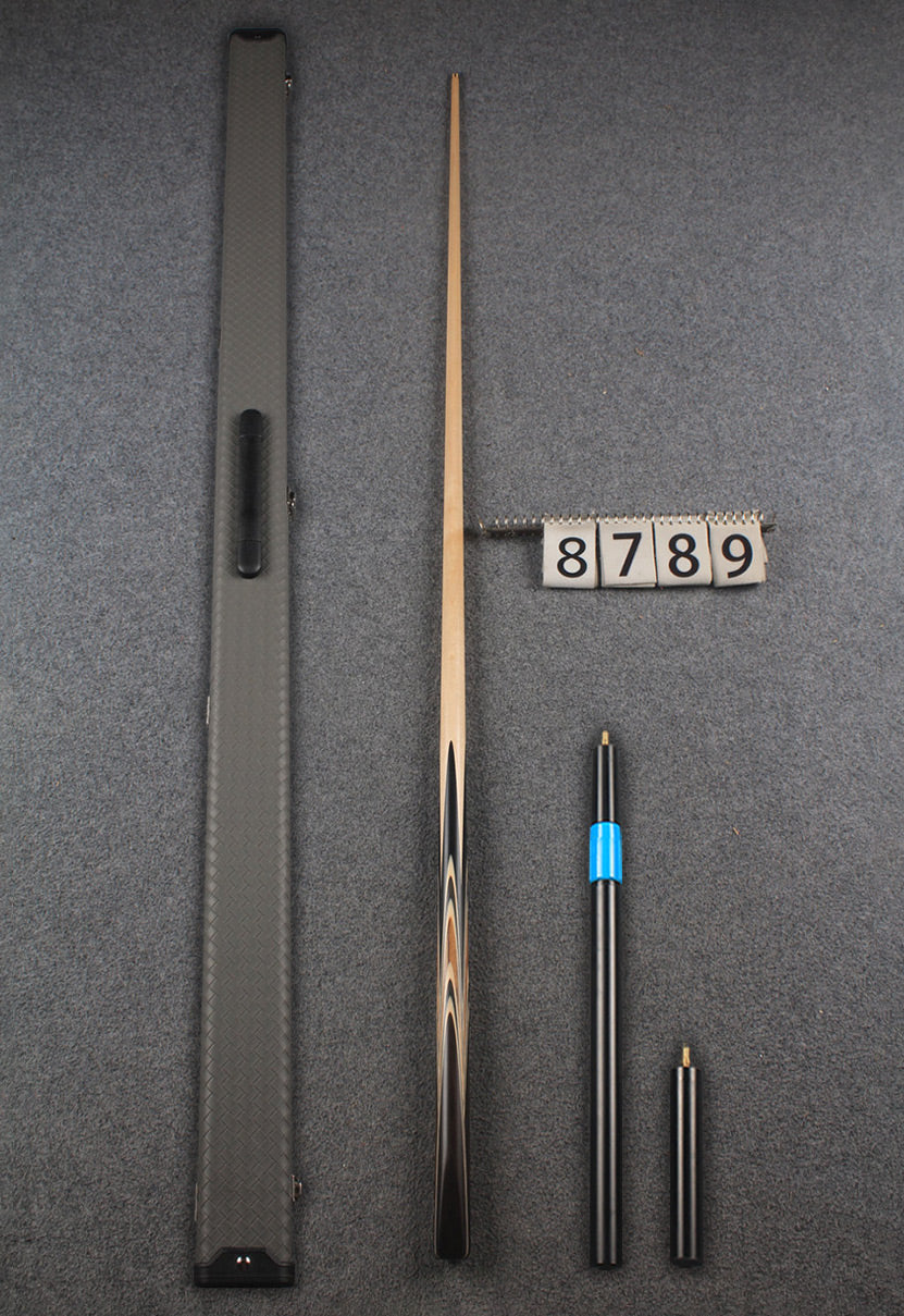 1 piece maple snooker cue # 8789 WOODS CUES