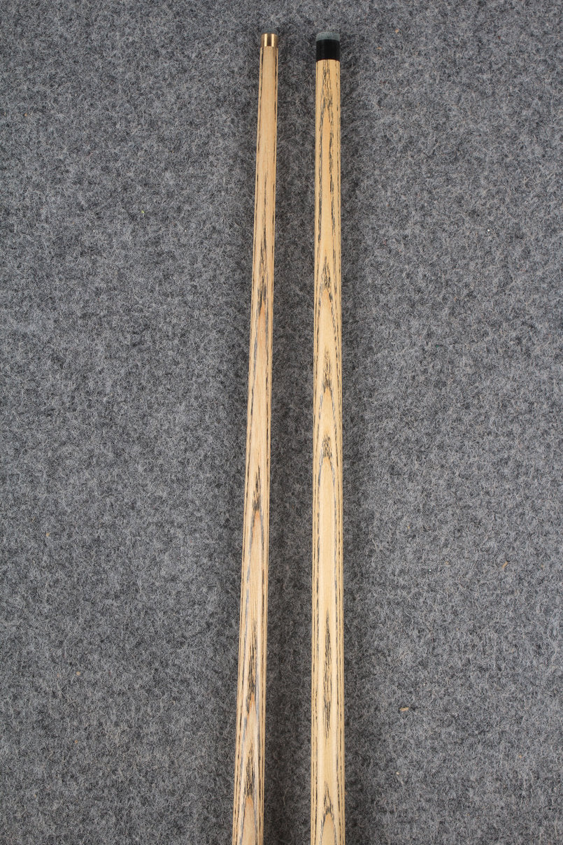 3/4 ASH english pool cue + break cue + case # 8793 WOODS CUES