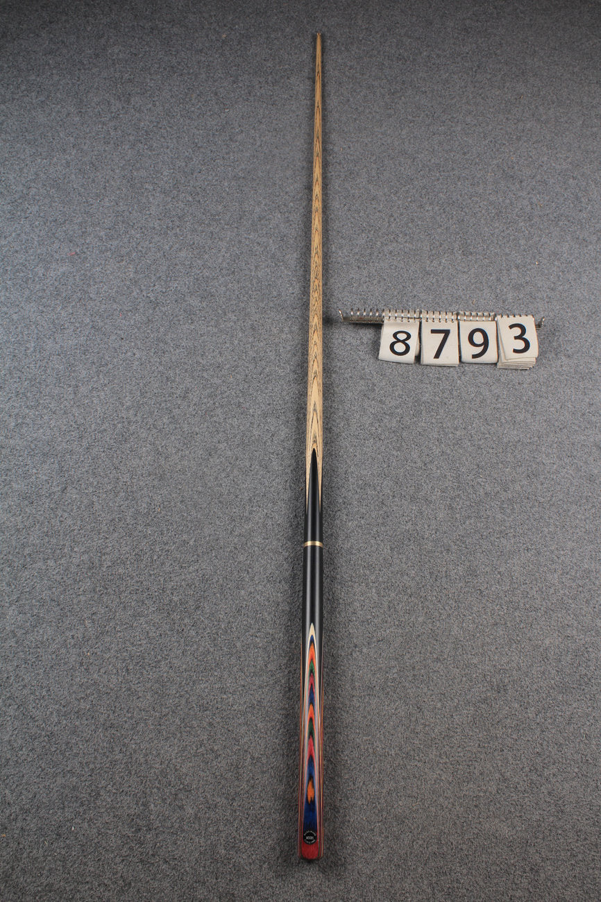3/4 ASH english pool cue + break cue + case # 8793 WOODS CUES