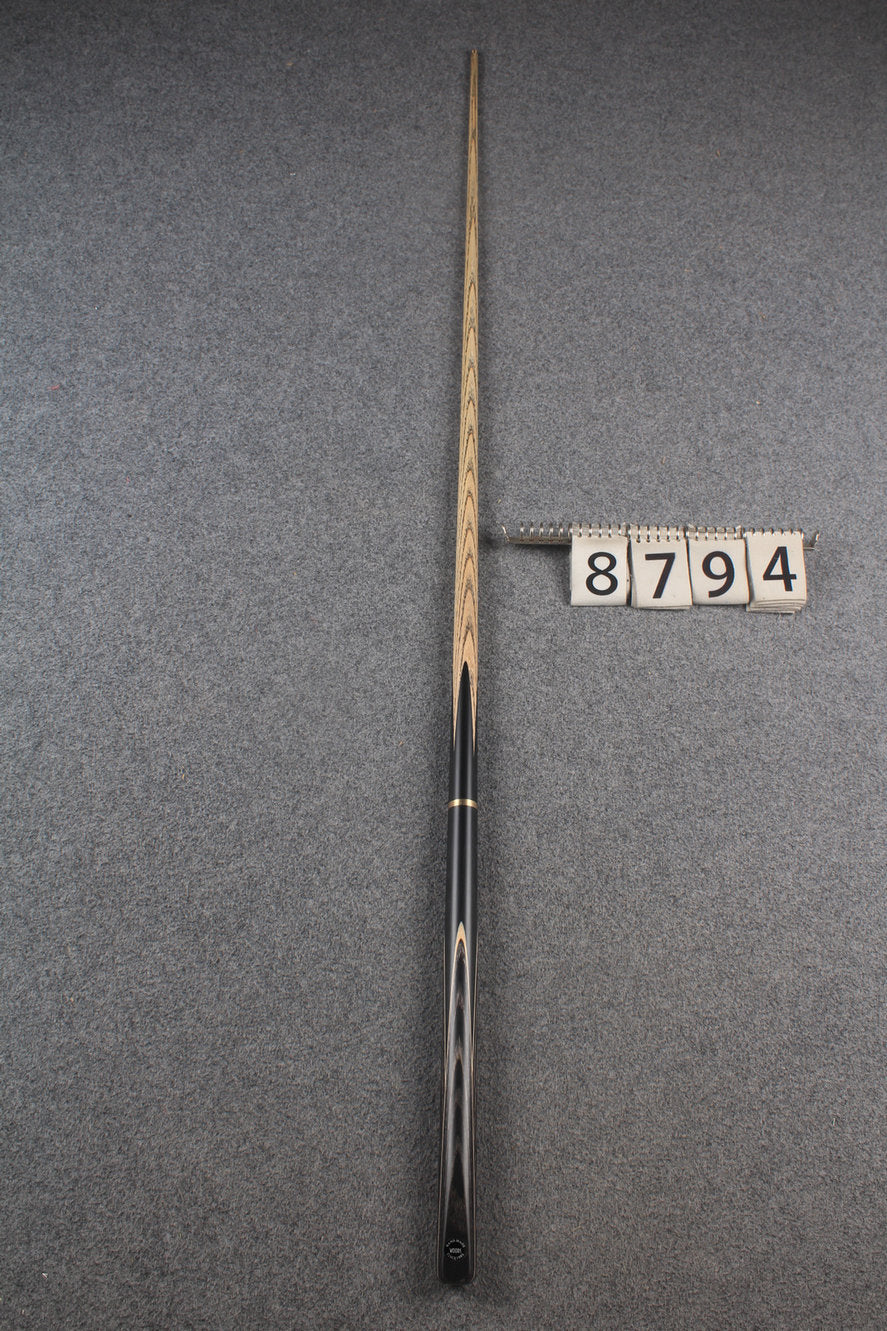 3/4 ASH english pool cue + break cue + case # 8794 WOODS CUES