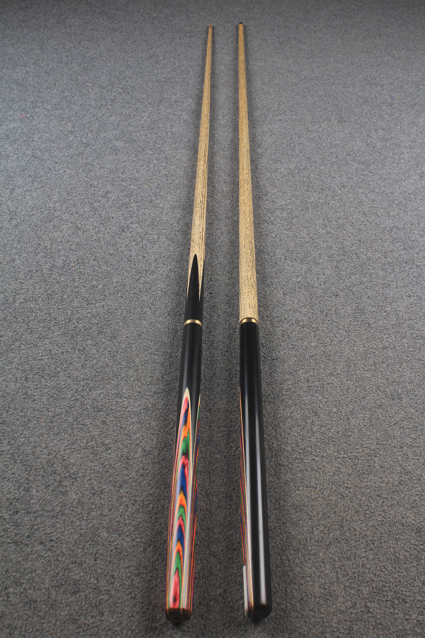 3/4 ASH english pool cue + break cue + case # 8796