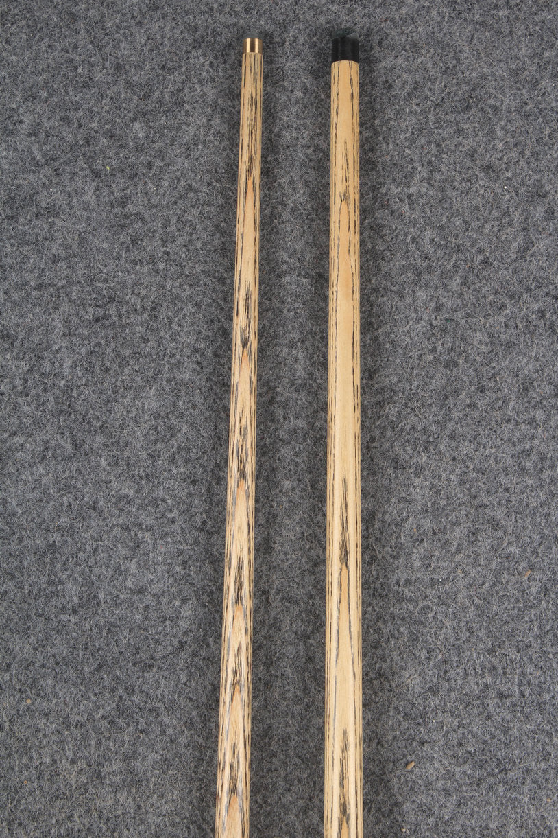 3/4 ASH english pool cue + break cue + case # 8797 WOODS CUES