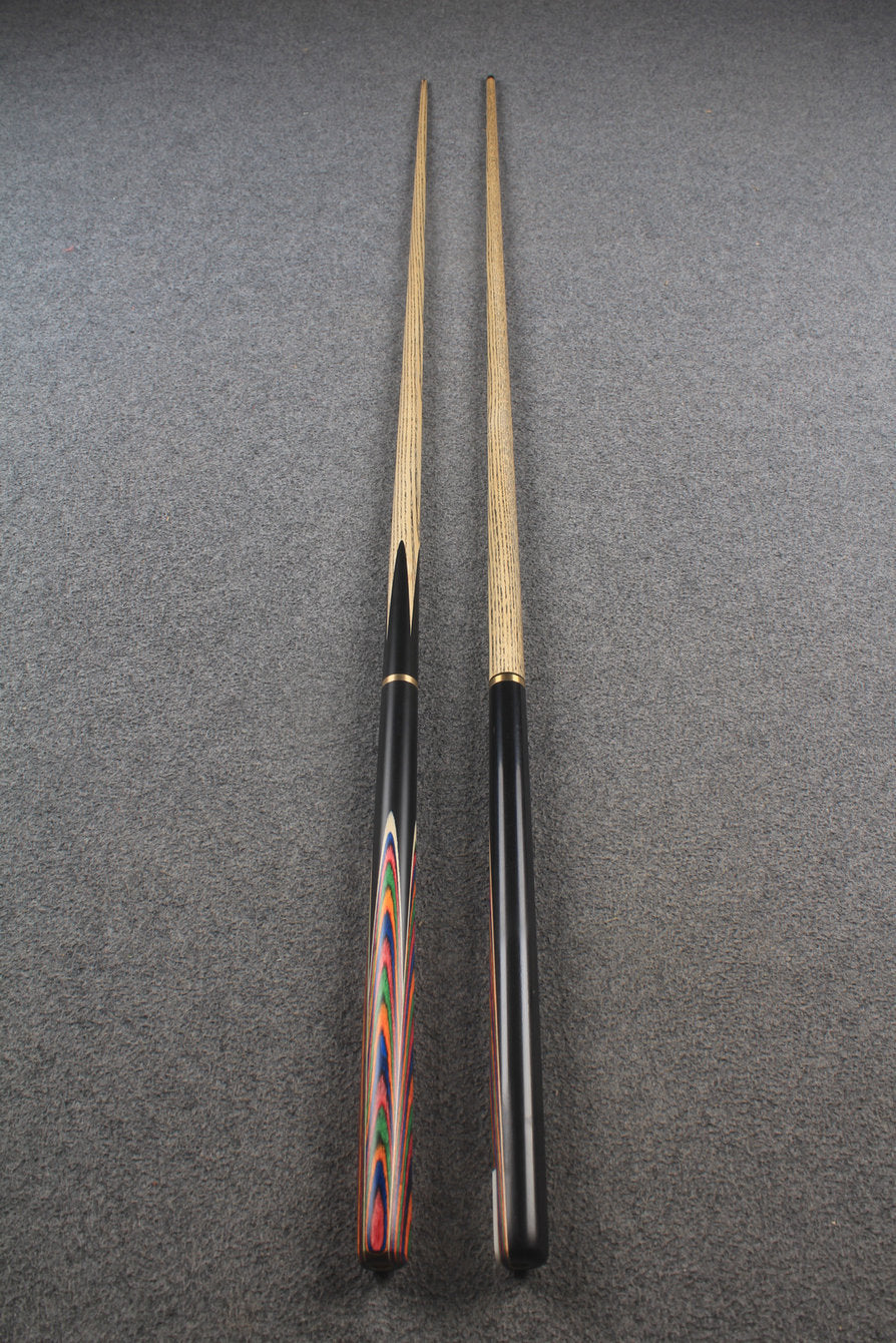 3/4 ASH english pool cue + break cue + case # 8798