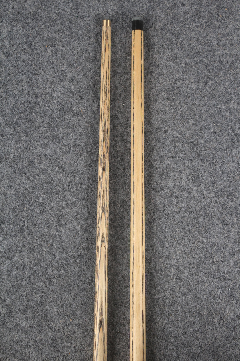 3/4 ASH english pool cue + break cue + case # 8801 WOODS CUES