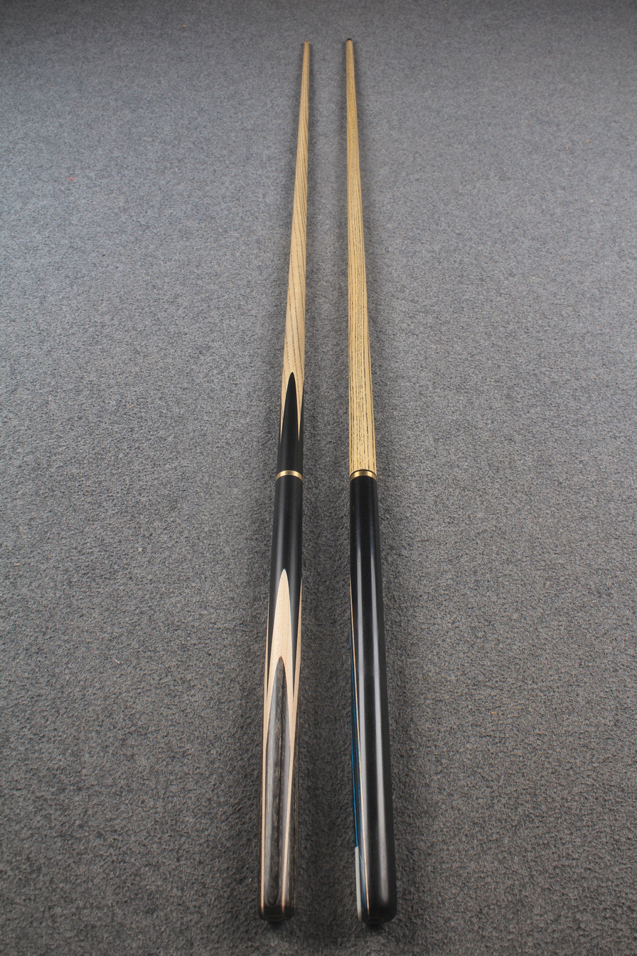 3/4 ASH english pool cue + break cue + case # 8802