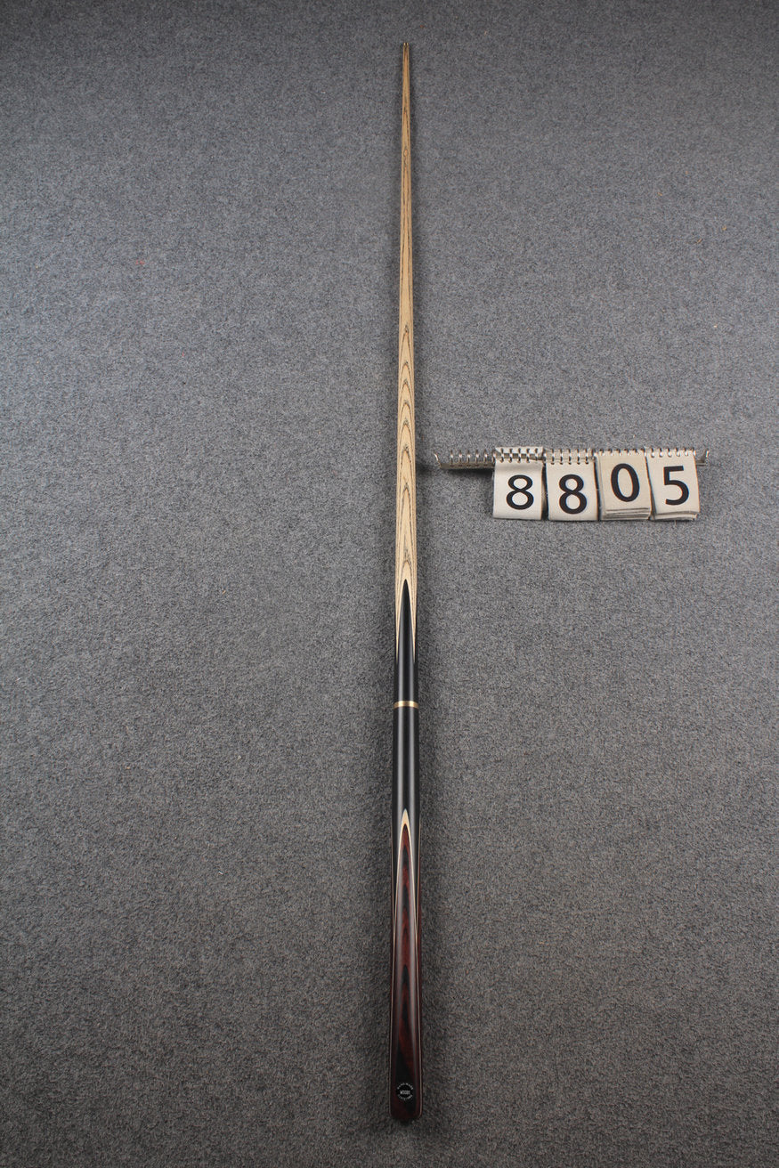 3/4 ASH english pool cue + break cue + case # 8805 WOODS CUES