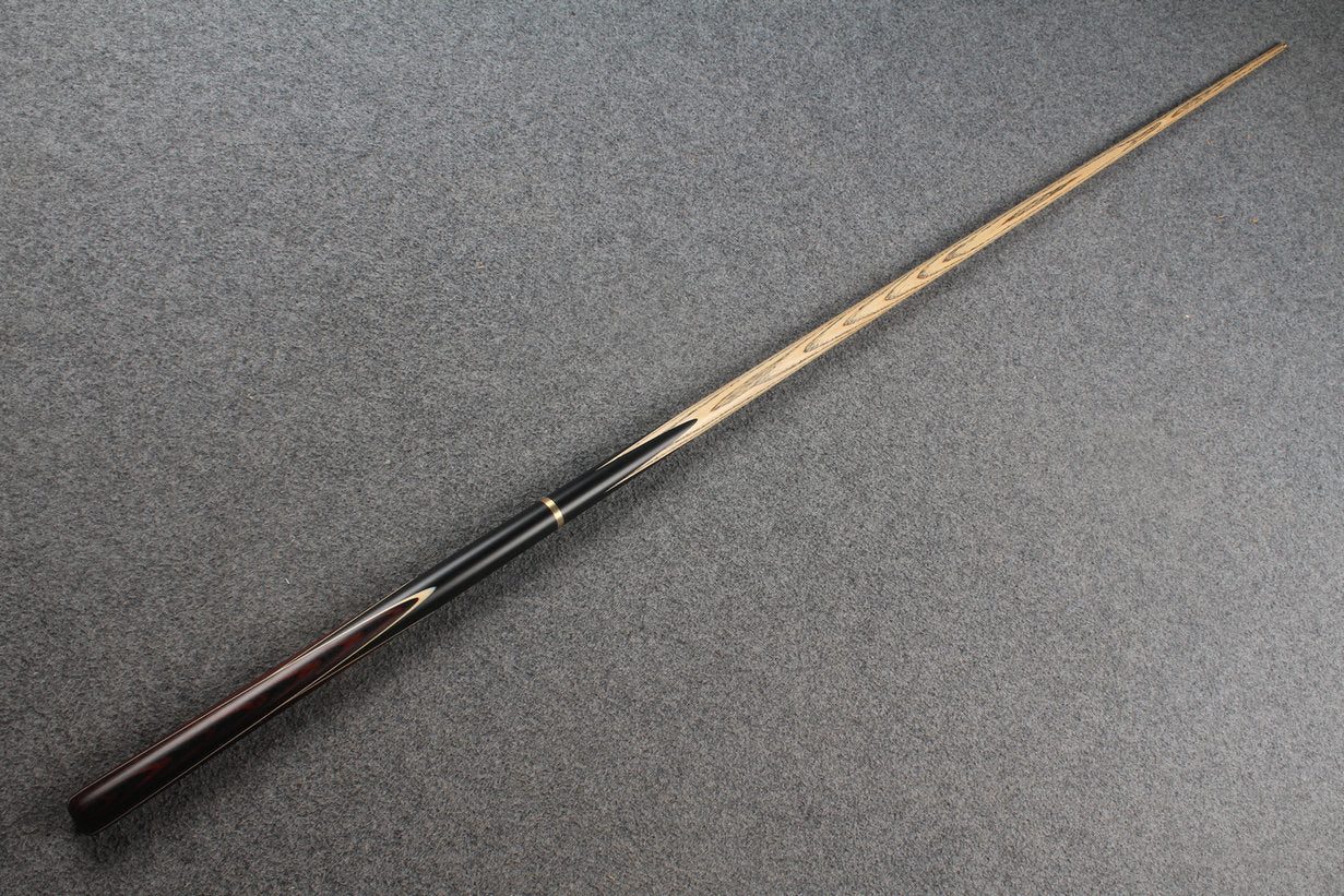 3/4 ASH english pool cue + break cue + case # 8805 WOODS CUES