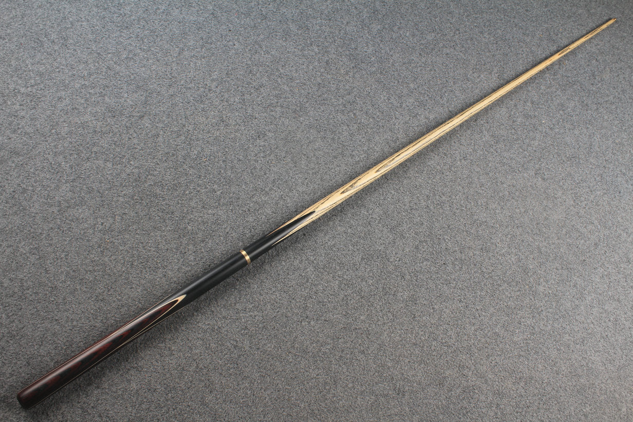 3/4 ASH english pool cue + break cue + case # 8809 WOODS CUES