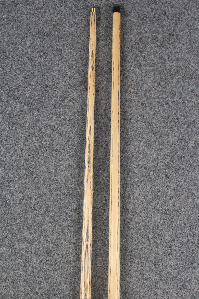 3/4 ASH english pool cue + break cue + case # 8810 WOODS CUES