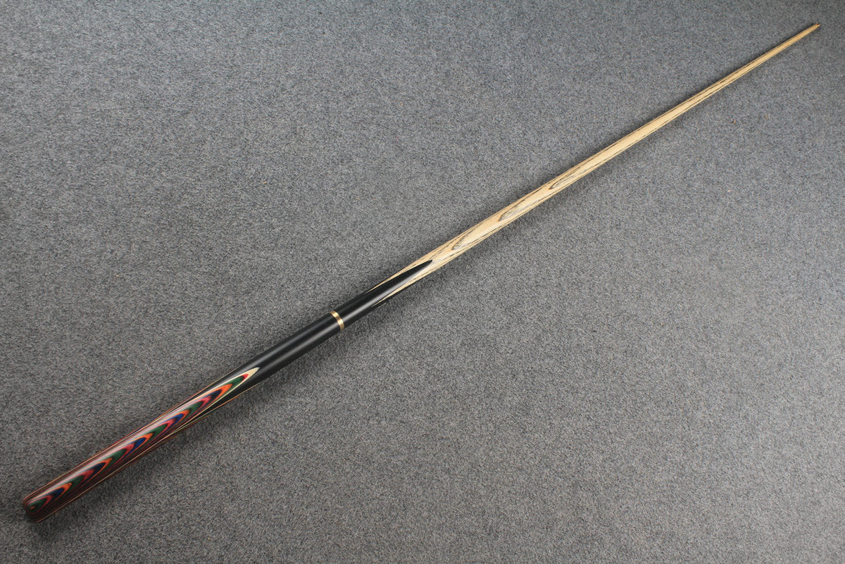 3/4 ASH english pool cue + break cue + case # 8810 WOODS CUES