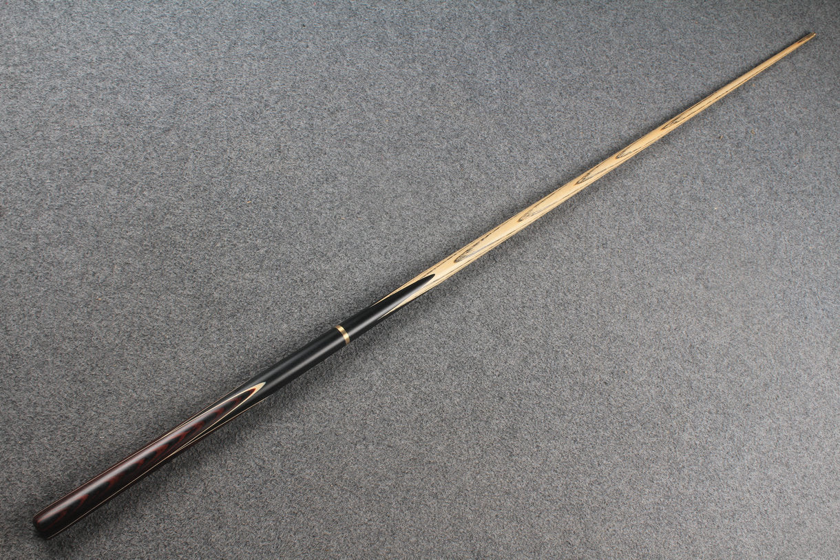 3/4 ASH english pool cue + break cue + case # 8811 WOODS CUES