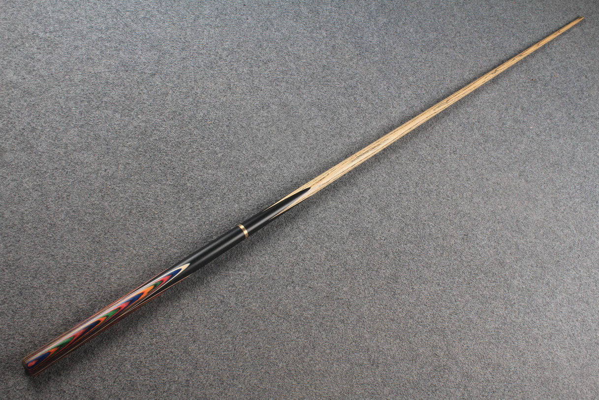 3/4 ASH english pool cue + break cue + case # 8812 WOODS CUES