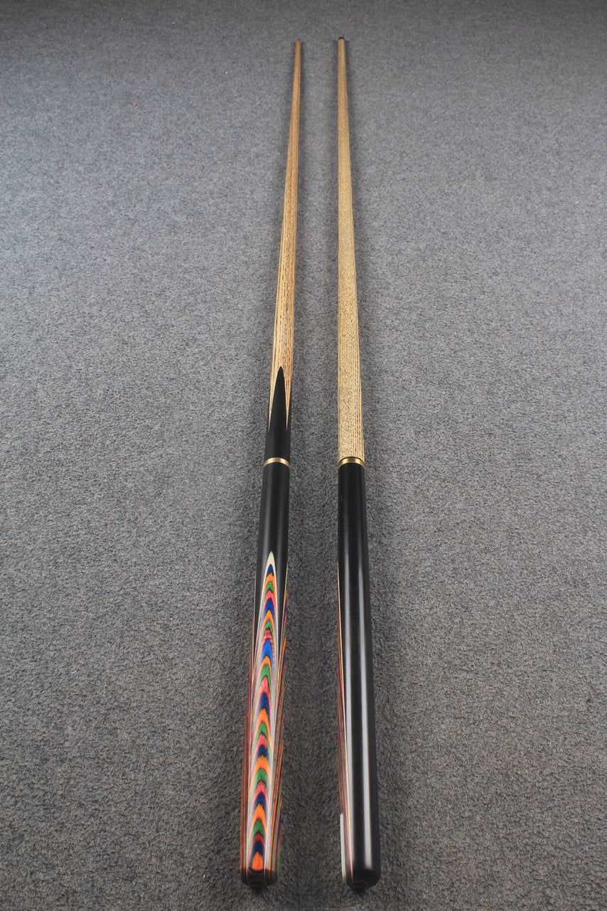 3/4 ASH english pool cue + break cue + case # 8817