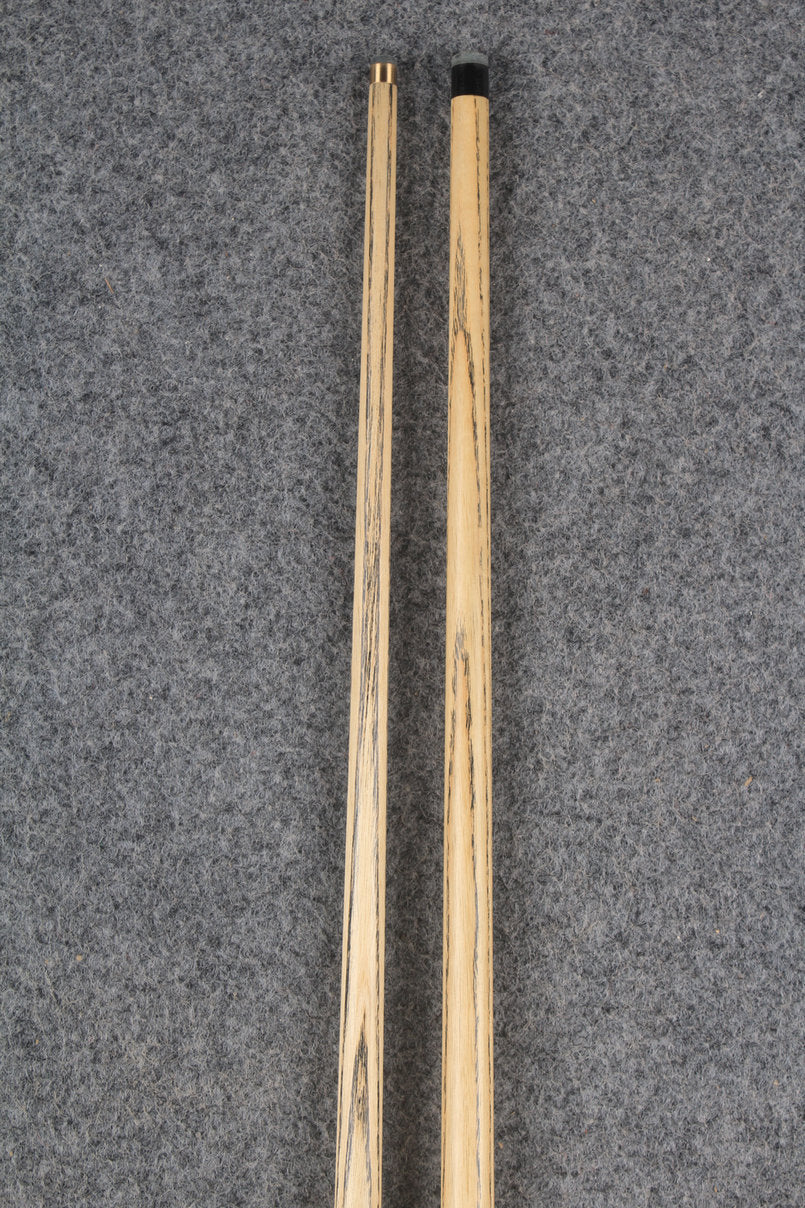 3/4 ASH english pool cue + break cue + case # 8818 WOODS CUES