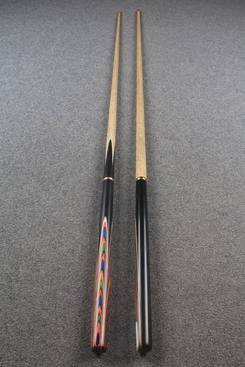 3/4 ASH english pool cue + break cue + case # 8819